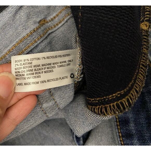 Isabel Maternity Womens Skinny Bootcut Jeans Sz 14 Medium Wash Stretch Denim - Picture 8 of 9